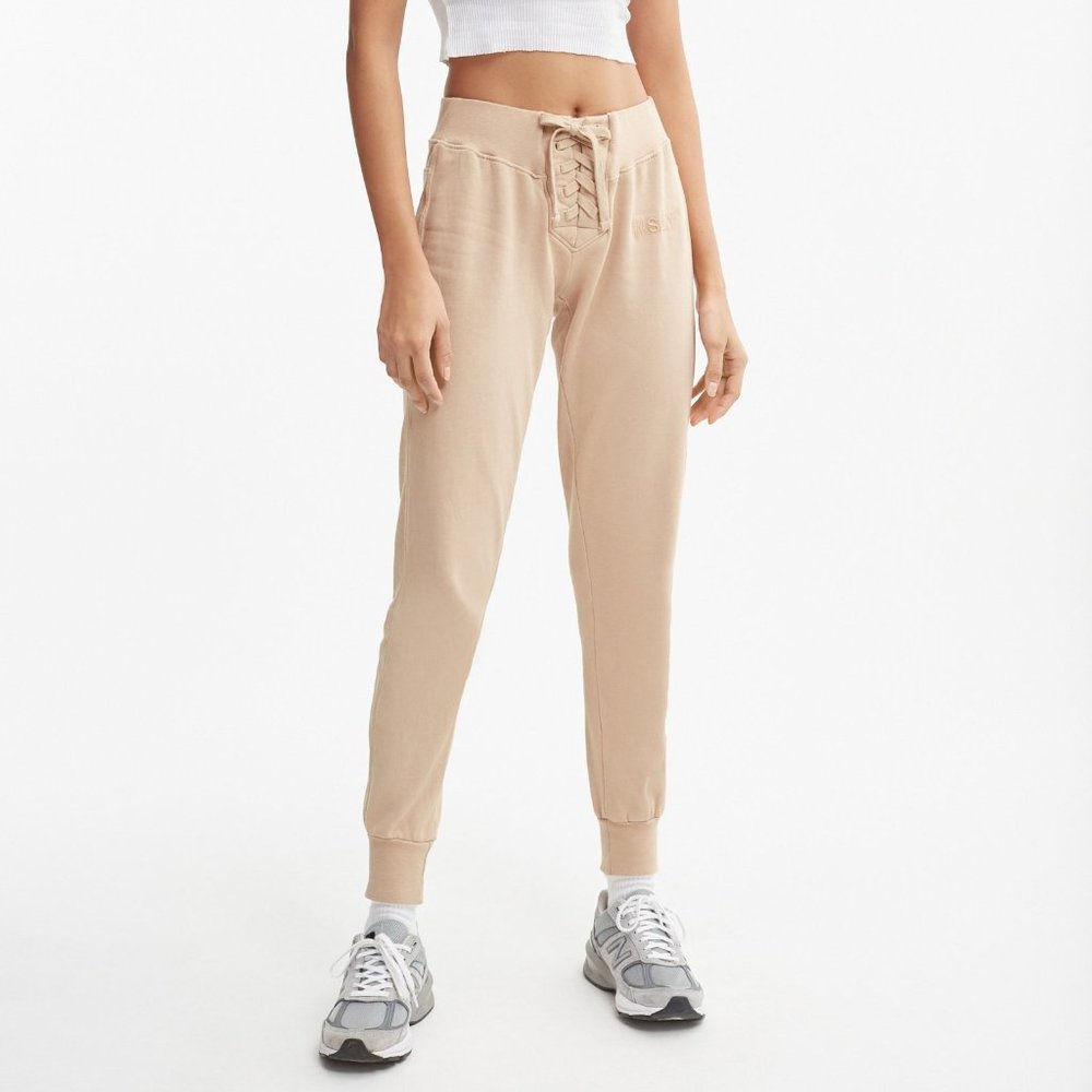 Bandier WSLY The Ecosoft Tie Up Jogger